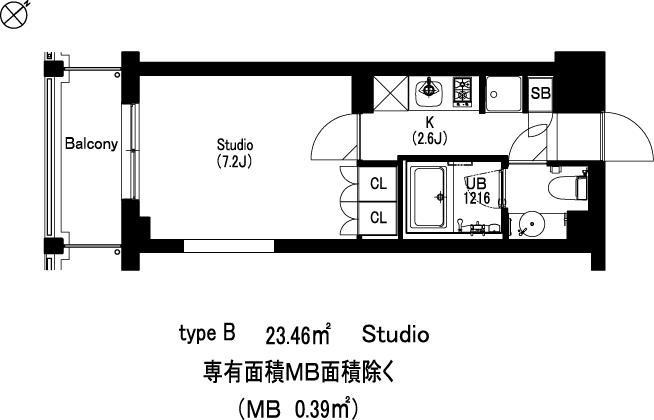 エスティメゾン武蔵小山Ⅱ 間取り
