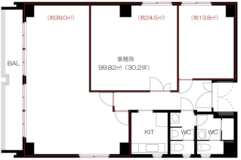 元赤坂マンション 間取り