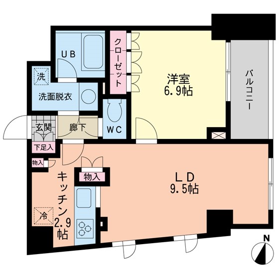 エスティメゾン哲学堂 間取り