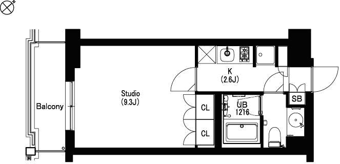 エスティメゾン武蔵小山Ⅱ 間取り